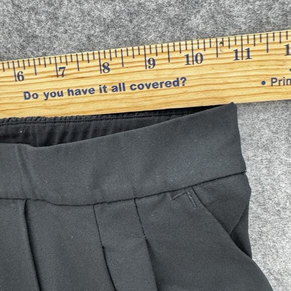 Lululemon Womens Essential High Rise Trouser Pant Size 2 Black Pleated Active - Picture 11 of 13